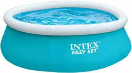 Intex Pripučiamas baseinas su pripučiamu kraštu 183x183cm 3 sluoksnių danga