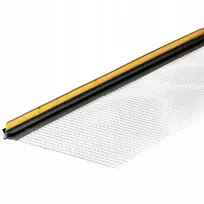 Langų apdailos profilis su tinkleliu Pvc Grafitas 2,5m