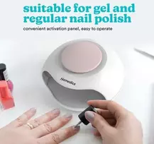 Nagų lako džiovintuvas su UV šviesa ir ventiliatoriumi Homedics ND-H100WH
