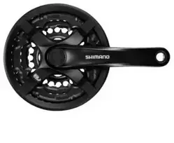 Švaistiklių sistema Shimano FC-TY501, 42/34/24 dantų, juoda