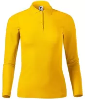 Moteriški polo marškinėliai Malfini Pique Polo LS, geltoni