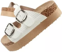 Moteriškos šlepetės Lee Cooper, baltos