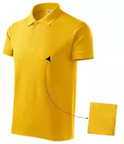 Vyriški medvilniniai polo marškinėliai Malfini Cotton, geltoni