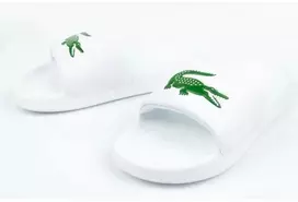 Moteriškos šlepetės Lacoste Serve Slide 02082, baltos