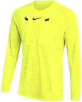 Vyriški teisėjo marškinėliai ilgomis rankovėmis Nike Dri-FIT Referee III, geltoni