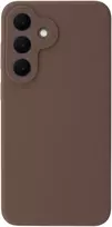 Accezz skysto silikono dėklas su MagSafe, skirtas Samsung Galaxy S26 FE – New Tea Brown