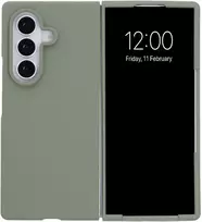 Accezz skysto silikono dėklas su MagSafe, skirtas Samsung Galaxy Z Fold 8 Ultra – vario žalumo