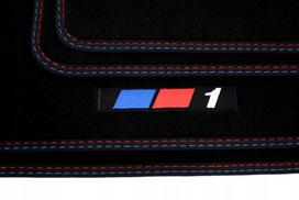Automobilio kilimėliai BMW 1 E87, veliūriniai, gumuoti, PREMIUM