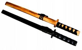 Medinis kardas vaikams, 55 cm, Katana Samurai