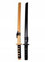 Mediniai katana kardų rinkinys, 2 vnt.