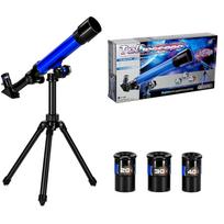 Vaikiškas astronominis teleskopas su trikoju, 40x
