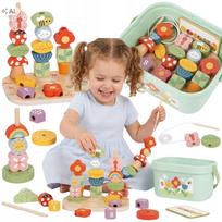 Medinė Montessori sensorinė dėžutė 5in1 TOOKY TOY