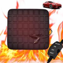 Šildoma sėdynės kilimėlis automobiliui ir namams, 12V