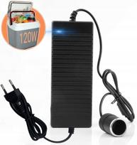 Maitinimo adapteris 230V į 12V, 10A, 120W, su automobilio lizdu