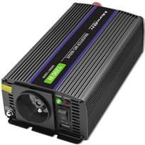 Įtampos keitiklis Qoltec 12V į 230V, 600/1200W, MS Wave, su USB