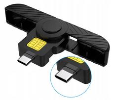 USB-C kortelių skaitytuvas telefonui su programine įranga