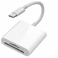 Kortelių skaitytuvas USB-C, SD, 2-in-1 adapteris iPhone 15, iPad, MacBook, greitas duomenų perdavimas