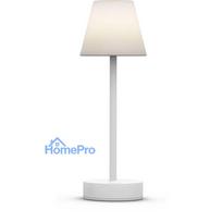 New Garden Lola Slim 30 Battery Table Lamp White