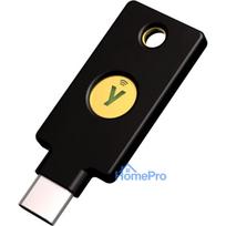 YubiKey 5C NFC drošības atslēga - melna / zelta