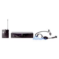 AKG WMS45 Sports Set bezvadu mikrofona sistēma ar C544 L austiņu mikrofonu, UHF BD U2 (614-630 MHz), bodypack raidītājs,