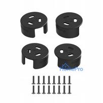 SUNNYLIFE 4x Motor Protective Covers for DJI Avata Drone - Black ABS Plastic Set AT-MD475-D