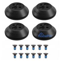 SUNNYLIFE 4x Motor Protective Covers for DJI Avata 2 Drone - Silicone Dustproof Scratch-resistant Anti-collision - Black