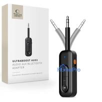 TECH-PROTECT ULTRABOOST AU03 Bluetooth 6.0 Audio Adapter AUX Receiver Melns