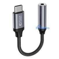 Tech-Protect USB-C uz 3,5mm Mini Jack Audio Adapteris (Sieviešu) - Melns
