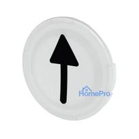 Eaton M22-XDL-W-X7 balta plakanā lēca apgaismotam pogas slēdzim, 22,5 mm, IP69K 218305