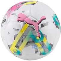 Puma Orbita 3TB FIFA Quality futbola bumba balta-zaļa-rozā 83776 01 5