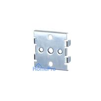METZ BTR Hutschienenadapter mini (1308990111-I) - DIN sliedes adapteris Keystone un optisko šķiedru moduļiem, 35mm, gaiš