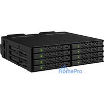 ICY DOCK ToughArmor MB998V4P-B 8-Bay U.2 / U.3 NVMe SSD PCIe 4.0 Mobile Rack Enclosure for 5.25-Inch Bay (4 x SlimSAS 8i