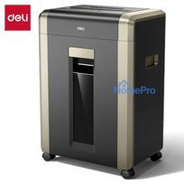 Deli ET099 Cross-Cut Paper Shredder, 10-Sheet, 15L, P-4 Security