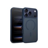 Crong iPhone 17 Pro dėklas CRGHMMIP1763PNBL, MagSafe, tamsiai mėlynas, polikarbonatas, matinis, N52 magnetai, pakeltas kraštas