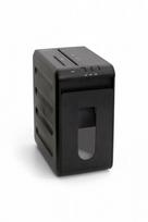 Popieriaus smulkintuvas Wallner Smulkintuvas MR 1005 C2, 2 x 10 mm, 12 l, 230 mm, 5 lapai, DIN 66399 P-5, skersinis pjūvis, CD/DVD, kredito kortelės