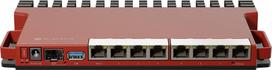 MikroTik L009 Series L009UIGS-RM - Router 9-Port-Switch - 1GbE, 2,5GbE 2,4 GHz - an DIN-Schiene montierbar (L009UIGS-RM)