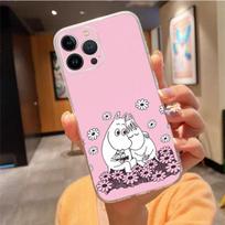 Telefono dėklas, skirtas iPhone 14 13 12 11 Pro Max Xs Xr X 12mini 14 Plus Se Moomin mobiliojo telefono dėklas Funda Capa Cell iPhone 13ProMax brown