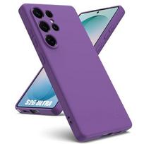Silicone Case - BOOLING - for Samsung Galaxy S26 Ultra - Anti-Scratch Shockproof - Dark Purple violetinė