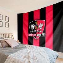 Exeter City Fc Crest Tapestry, Unique Design Tapestry, Wall Decor for Bedroom,Livingroom, Playroom,Heartwarming Fan Holiday Gifts 100cmx150cm