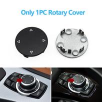 Car Central Console CIC IDrive Multimedia Control Button Cover For BMW 1 3 5 X1 X5 X6 Series E87 E90 E91 E92 E60 E84 E70 E71 E72 black