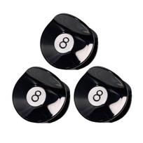 1/2/3/4/5 vnt. Plaukų segtukas Juodas 8 kamuolys Golfo lazda Plaukų segtukas Moterims Kuodas Arkliukas Laikiklis Ryklio segtukas Kuodo aksesuaras 3pcs black