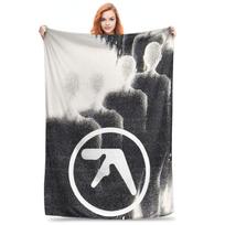 Aphex Twin Richard D James Music Blankets Multi-function Flannel Throw Blanket for Home Bedroom Travel Throws Bedspread Quilt Size: 75*100cm, Weight: 230 GSM