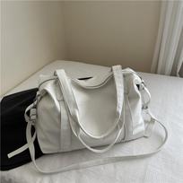 Best-Selling Women's Large-Capacity PU Tote: Versatile Single Shoulder and Crossbody Handbag balta