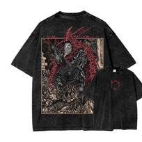 Karštas žaidimas Dark Souls Anime gerbėjui skalbinių marškinėliai asmenybė Drabužiai per dideli Unisex Pora karštas produktas Streetwear Madingi minkšti S mėlyna