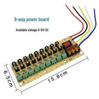 9/18-Way Power Distribution Box, 12V 5A, 4/10A, 9/20A, 18/30A, with Monitoring.