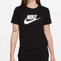 Nike Women S SporTSwear eSSenTial Logo ShorT Sleeve T ShirT Black Dx7906 010 XL beige