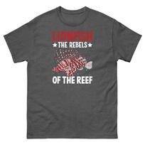 Lionfish the Rebels of the Reef Ecosystem Fish Nature Men's Classic Tee XL gray