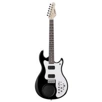 VOX APC-2 Guitar with Built-in Amplifier, Rhythm Machine, Built-in Effector, Travel Guitar, Battery Operated, Black