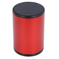 Mini Press Trash Can Car Aluminum Alloy Garbage Bin Container Ashtray Auto Accessories