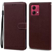 G84 dėklas Motorola G84 5G telefonui, atverčiamas odinis piniginės tipo dėklas Moto G84 5G telefonui, telefono dėklas, knygutė Coque Fundas Etui Capa For Motorola G84 5G kava